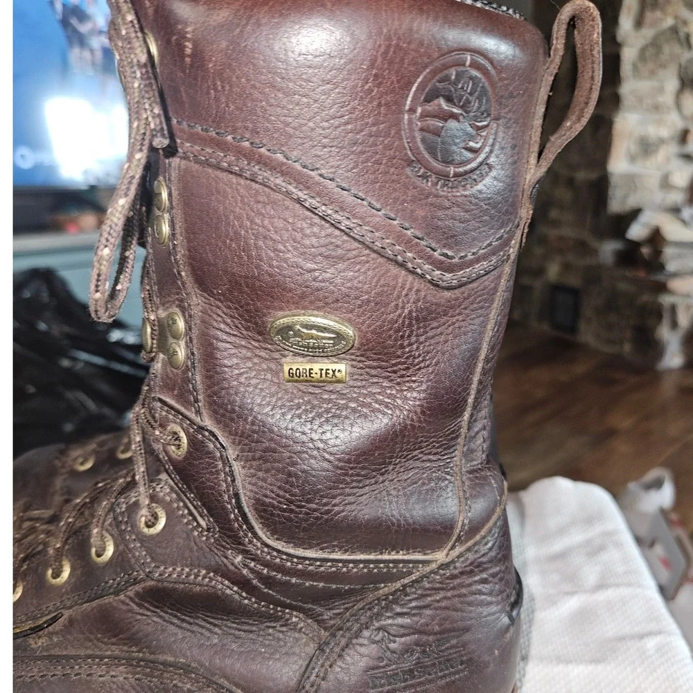Irish Setter Elk Tracker GORE-TEX 10EE SIZE Leather Hunting Boots Mens Brown 860